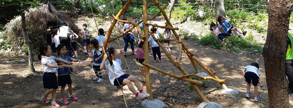 유아숲교육 프로그램 활동사진